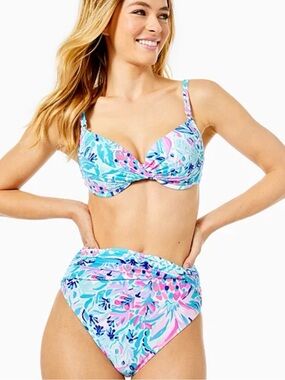 Lilly Pulitzer Party Princess Underwire Bikini Top